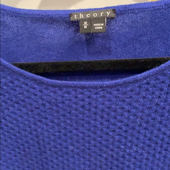 Theory blue cashmere size M worn once! - Picture 2 of 2